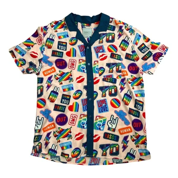 Trinity Collective Pink Pride Equality Shirt Men’s Large - Picture 1 of 7